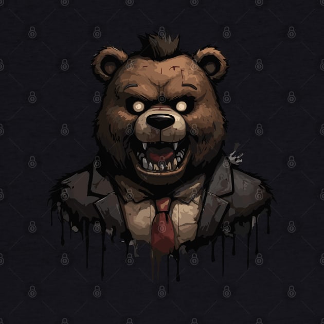 teddy bear, from darkness by Snonfy